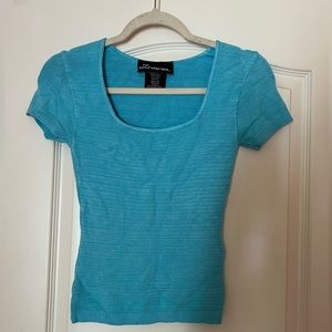 Light blue short sleeve shirt